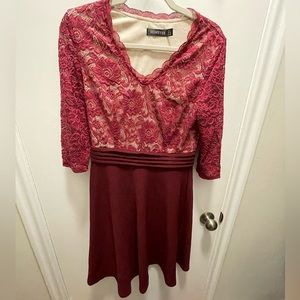 Maroon dress